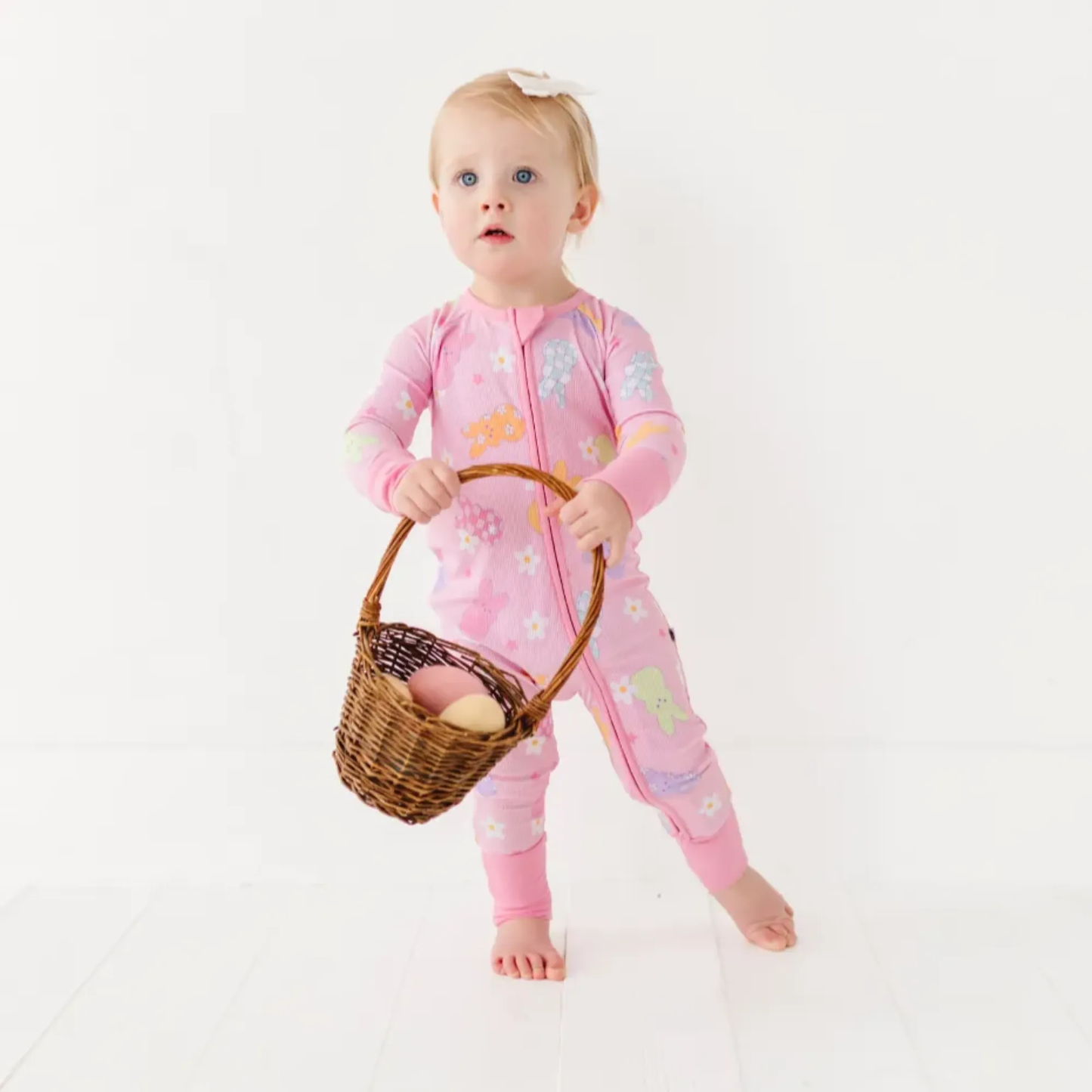 For Peeps Sake Convertible Footie- Ribbed: 12-18 Months