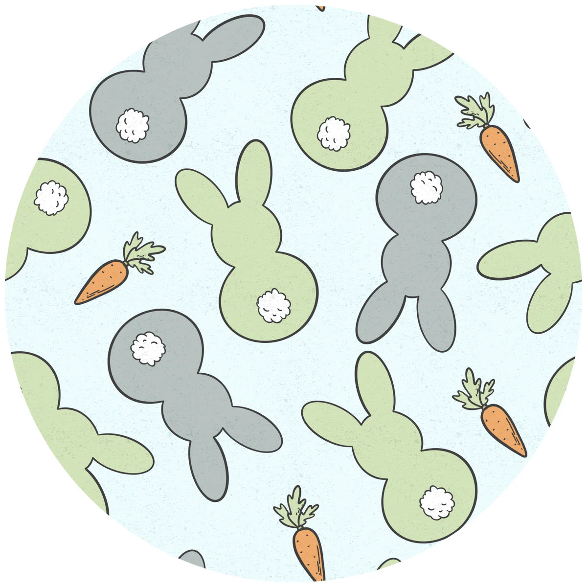 Bamboo (Connor) Zippy Romper- BOHO BLUE BUNNY