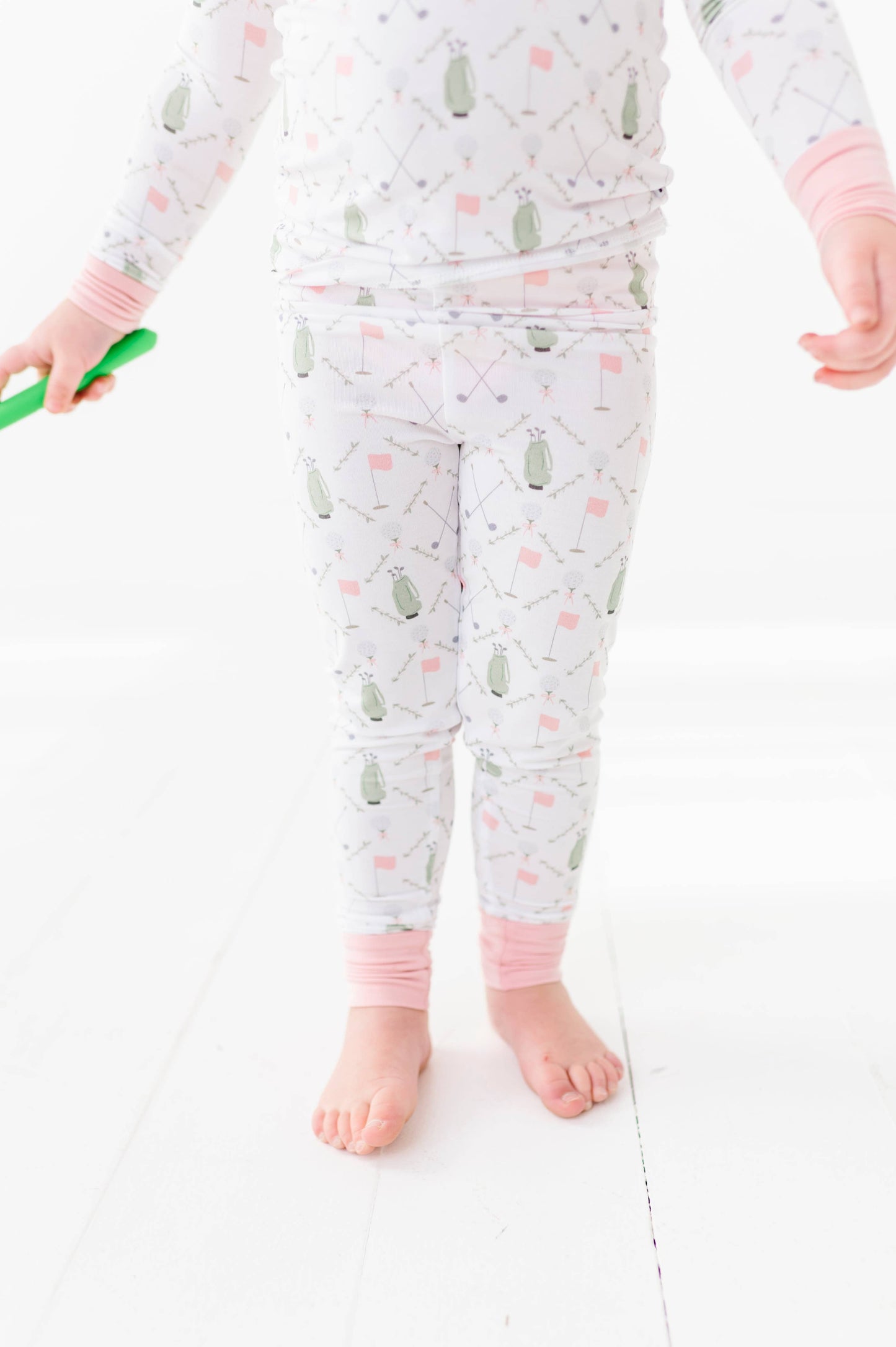 Dressed to the Tee Long Sleeves and Pants- Pink