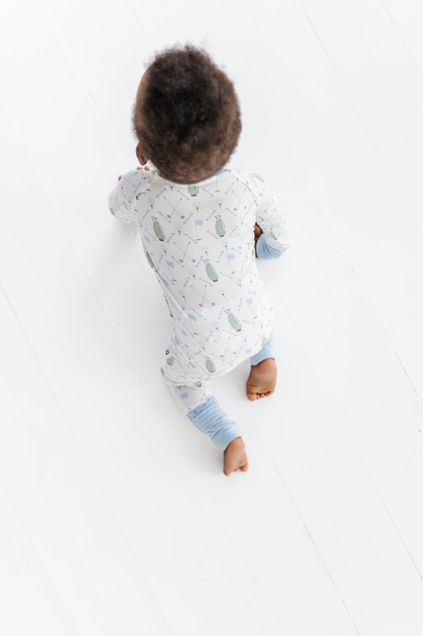 Dressed to the Tee Convertible Footies- Blue