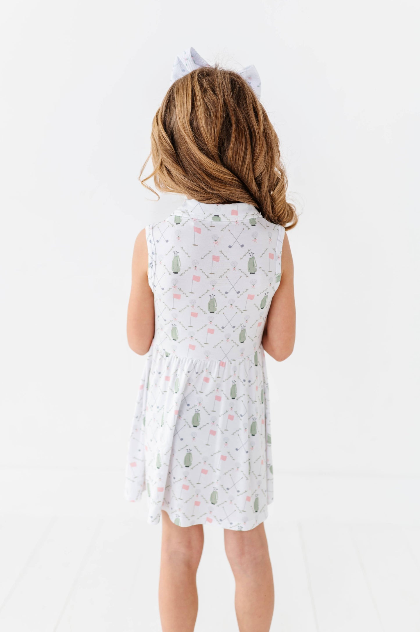 Dressed to the Tee Collared Dress- Pink