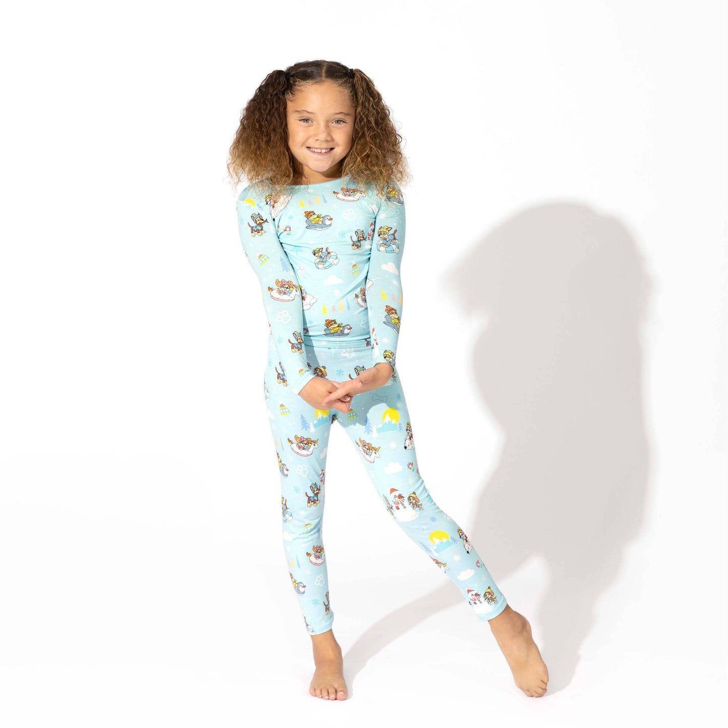 PAW Patrol Winter Kids Bamboo Pajamas: 5T