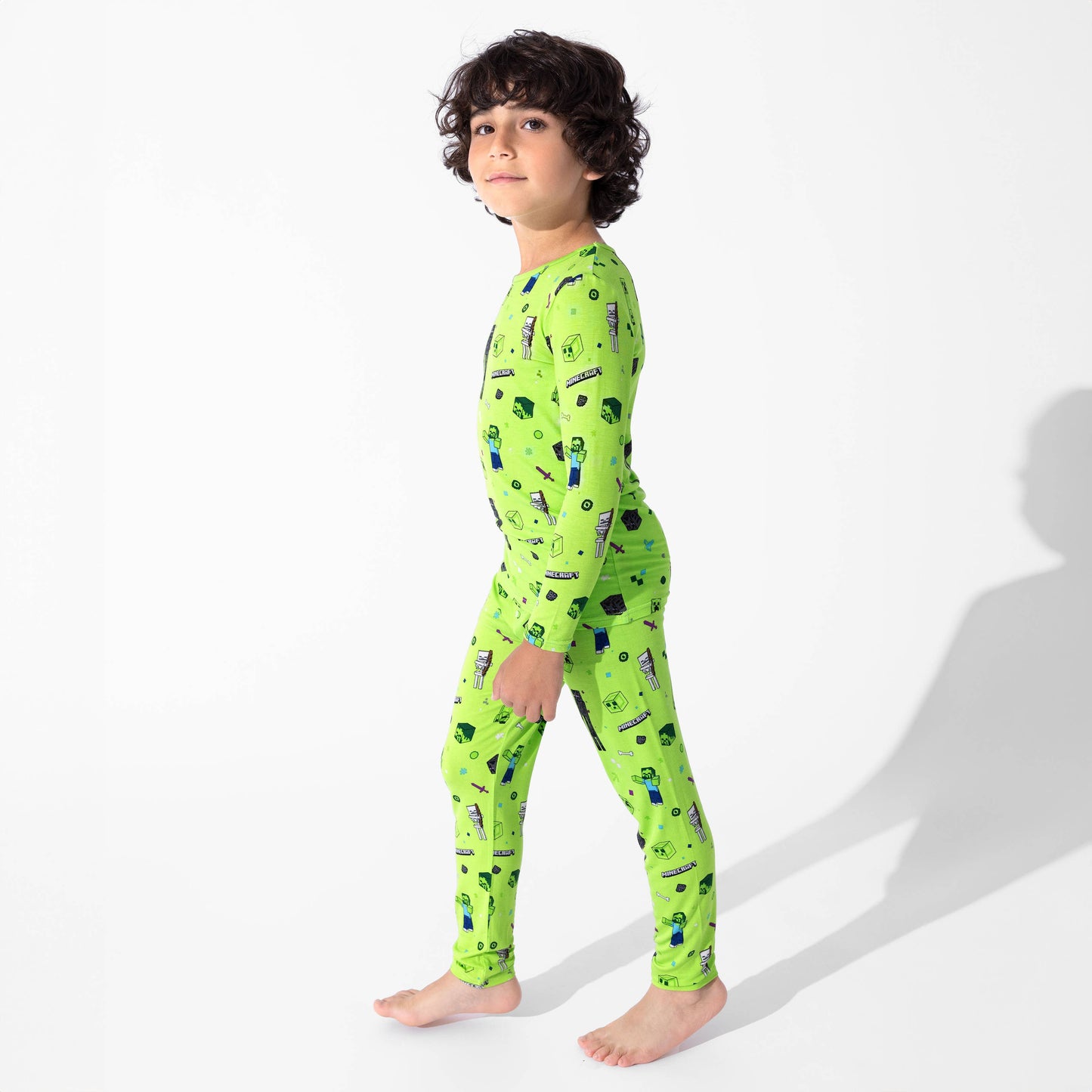 Minecraft Mob Squad Bamboo Kids Pajamas