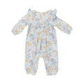 Ruffle Sleeve Romper- EDITH'S FLORAL