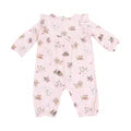 Ruffle Sleeve Romper- FLUFFY PUPPIES