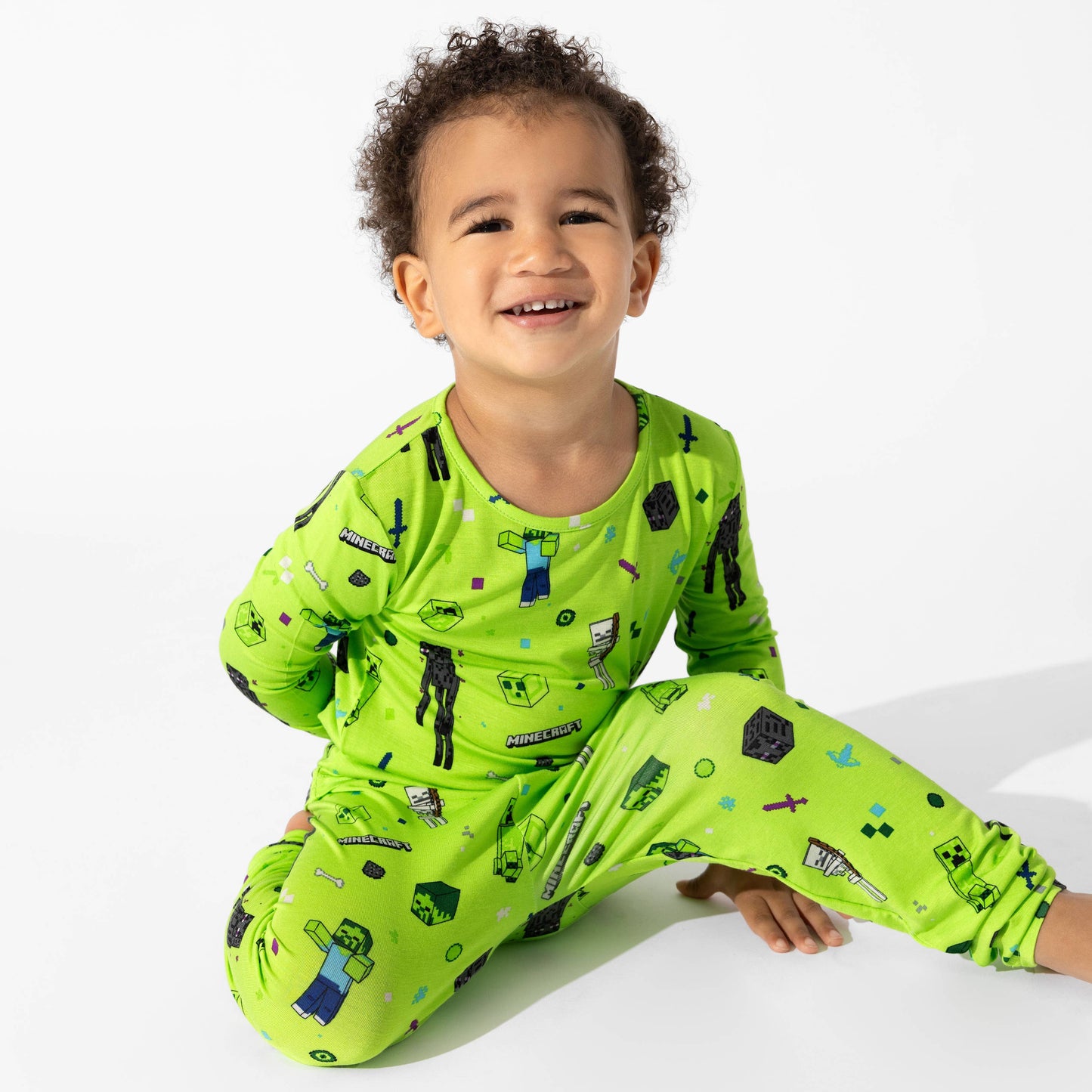 Minecraft Mob Squad Bamboo Kids Pajamas