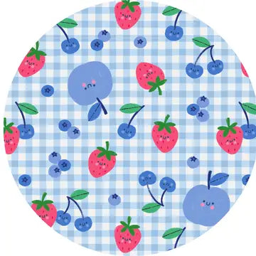 Kids 2pc Pajamas Long Sleeves and Pants- BERRY PATRIOTIC