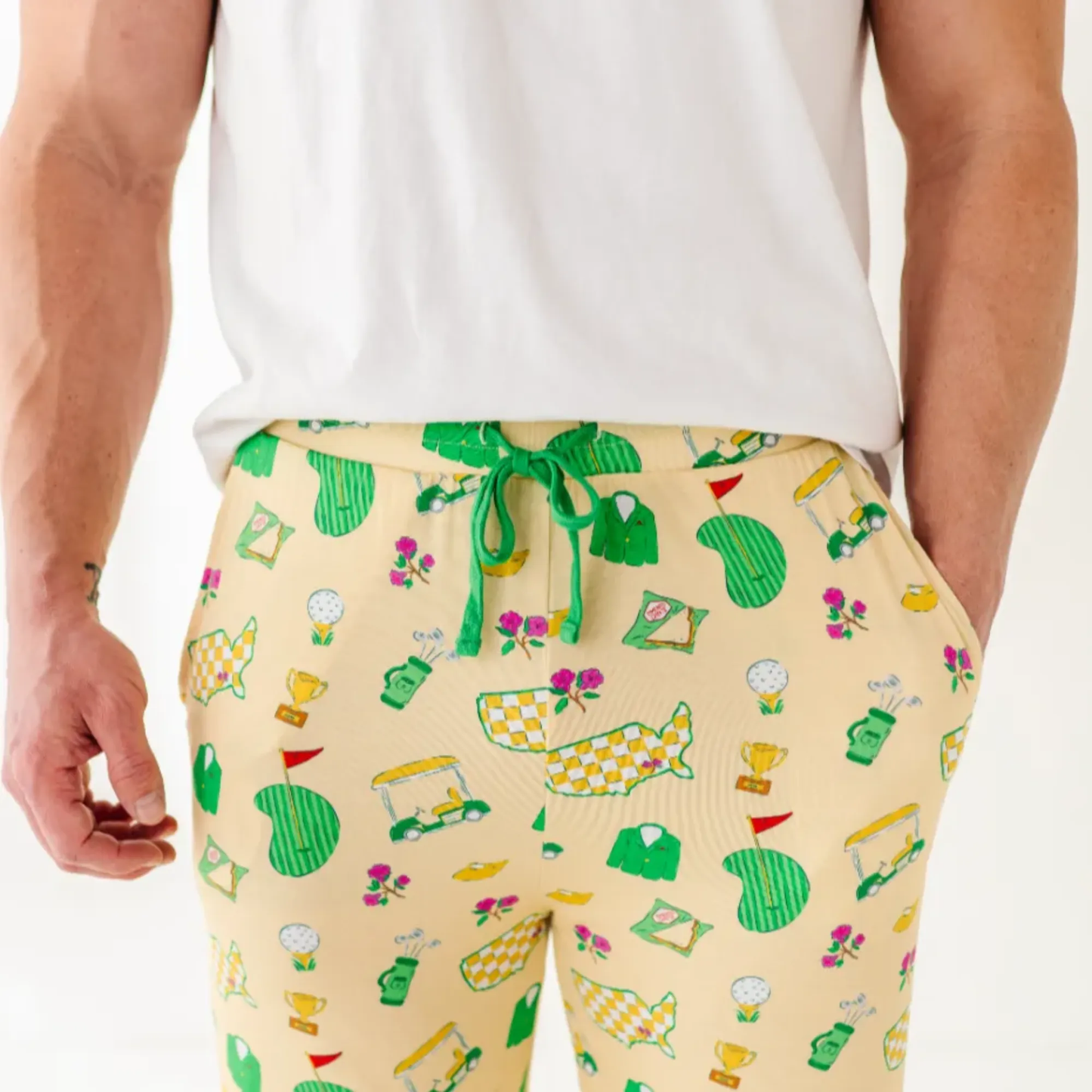 2025 Masters-Inspired Mens Lounge Pants: Large