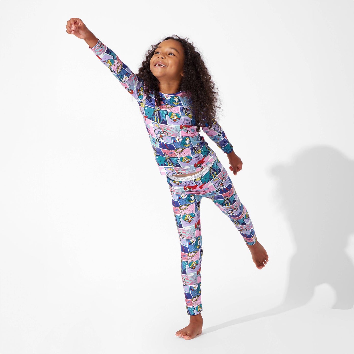 Justice League Heroines Bamboo Kids Pajamas: 5T