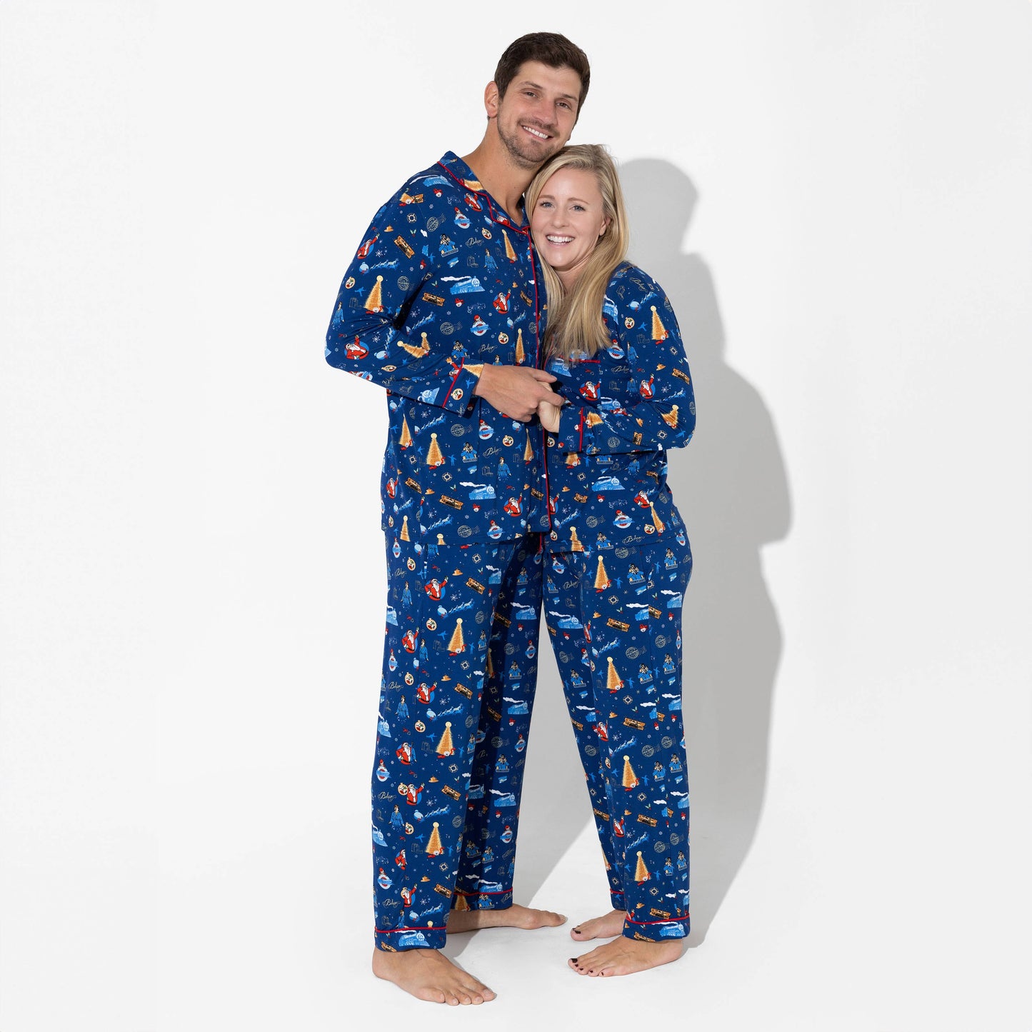 The Polar Express Bamboo Women's Pajama Set: M
