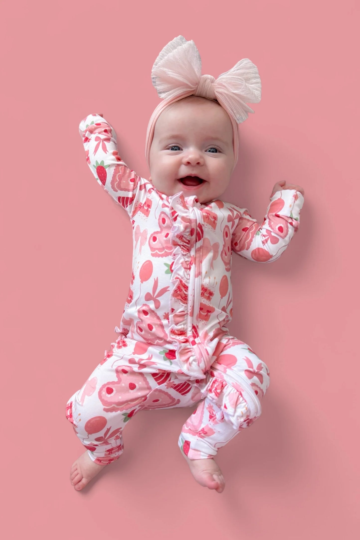 Dream Ruffle Romper- BERRY SWEET BIRTHDAY
