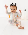 Bamboo Ruffle Convertible Romper- AMBER