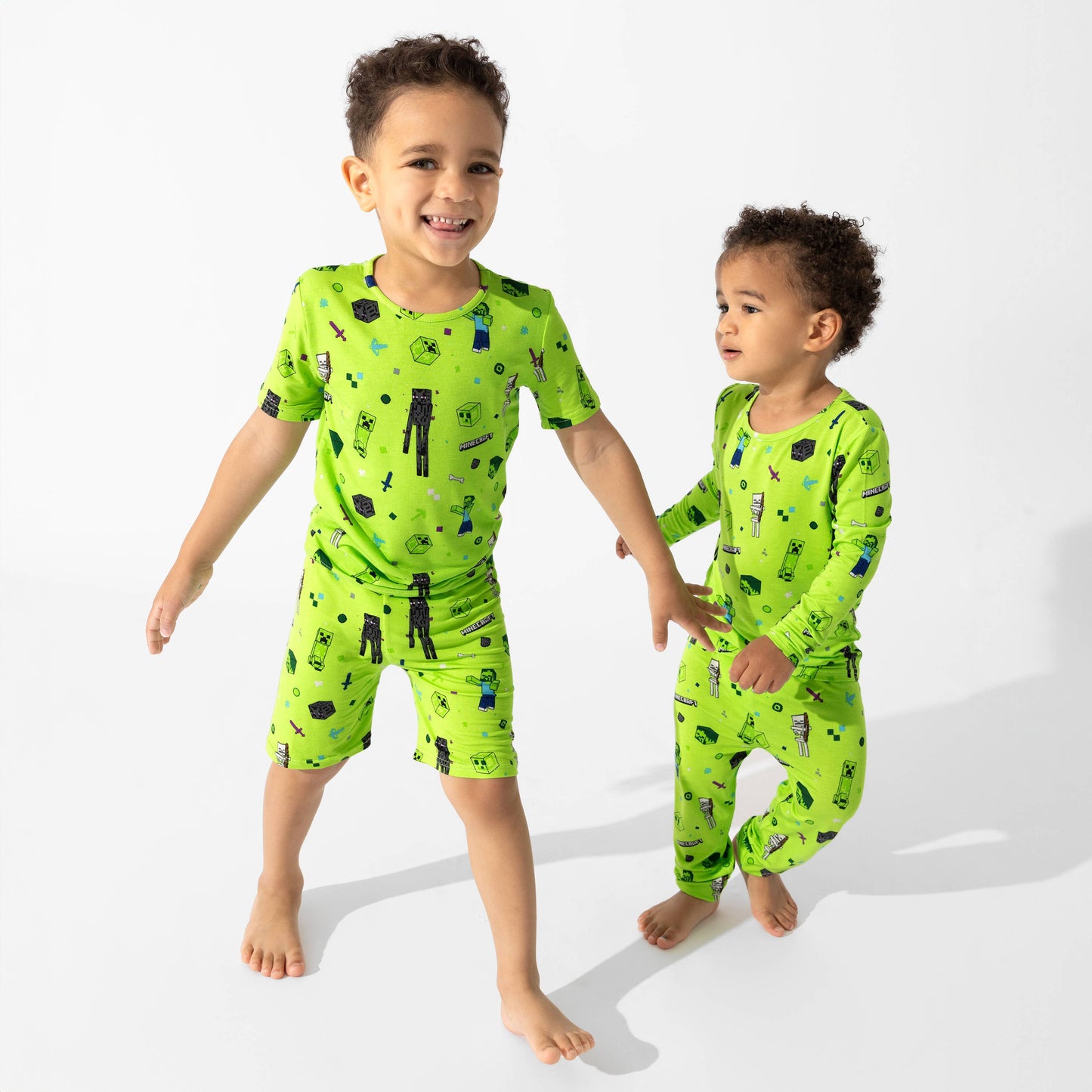 Minecraft Mob Squad Bamboo Kids Pajamas