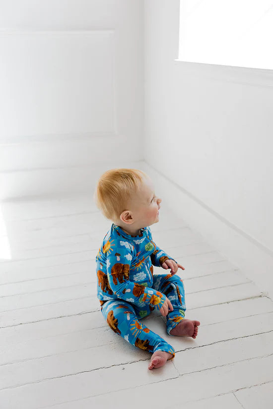 Dream Convertible Romper- ERIC CARLE BEAR-Y BLUE SKIES