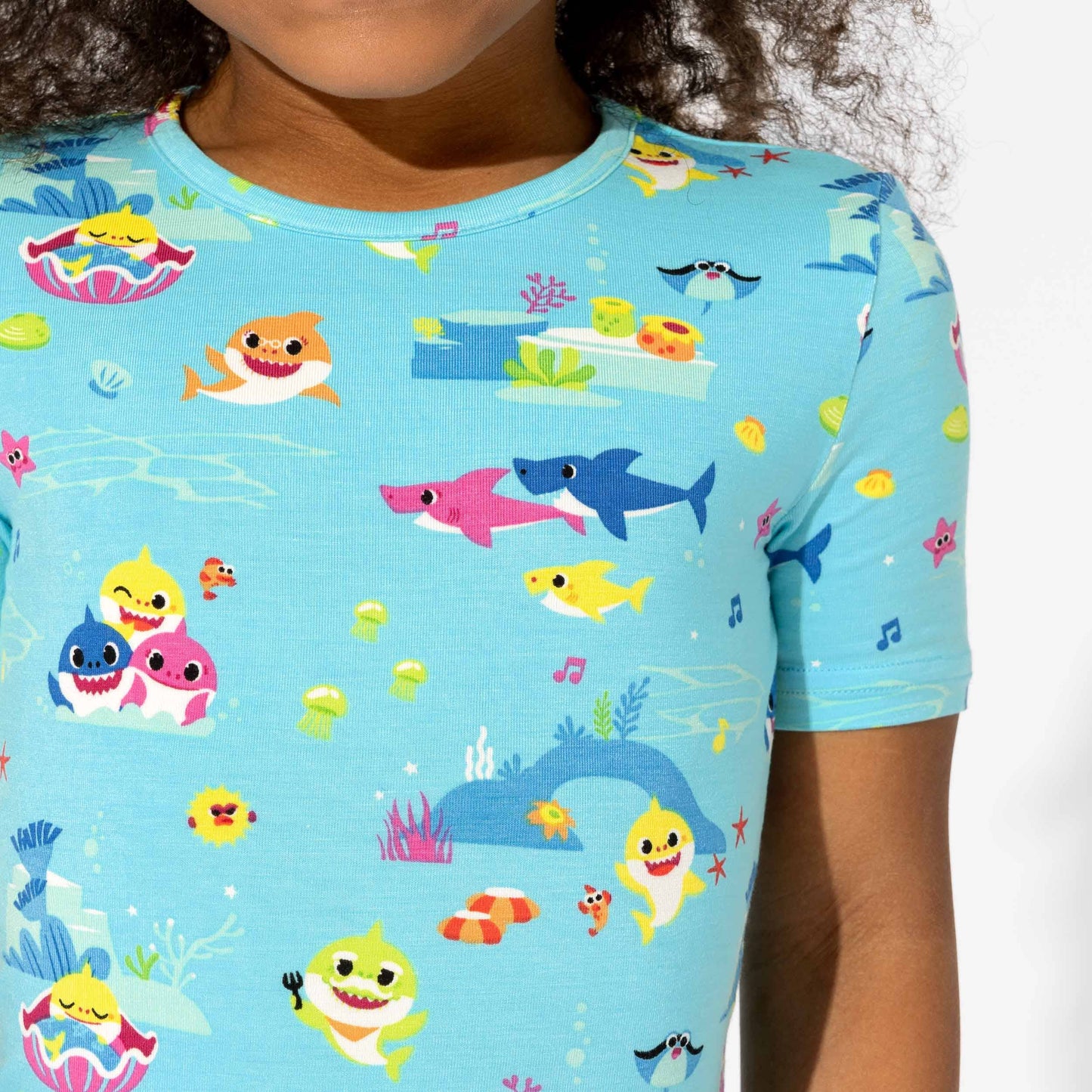Baby Shark Kids Bamboo Short Set: 4T