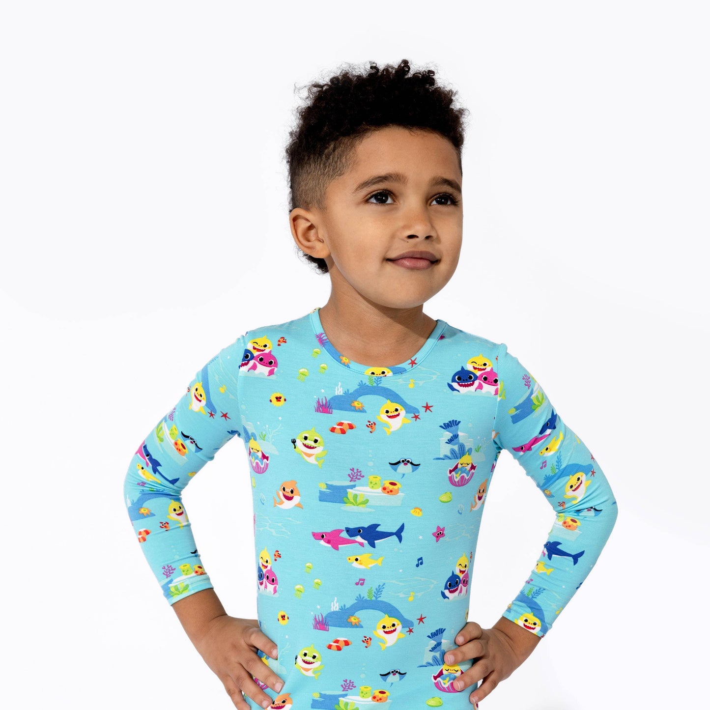 Baby Shark Kids Bamboo Pajamas: 4T