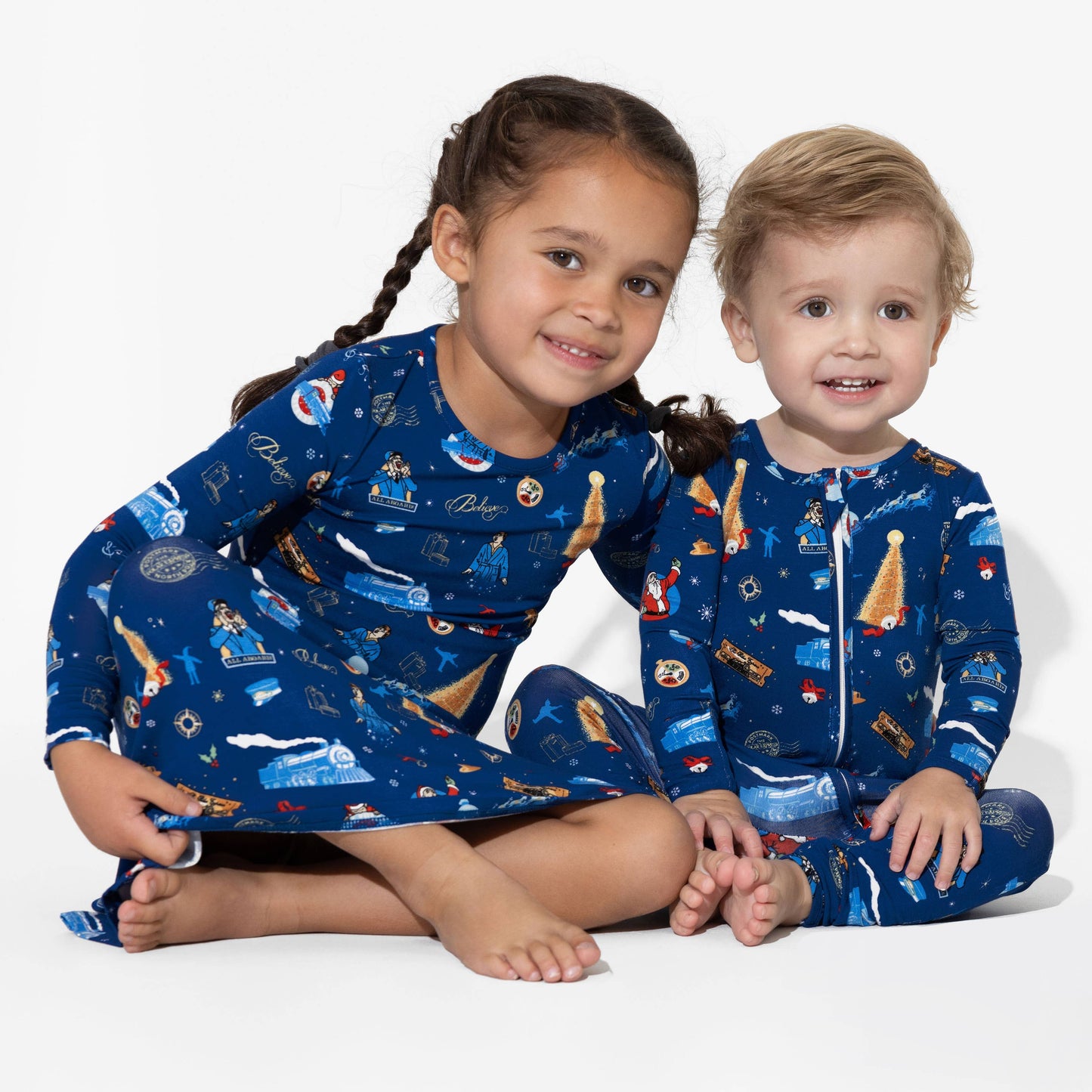 The Polar Express Bamboo Convertible Footie: 3-6 Months