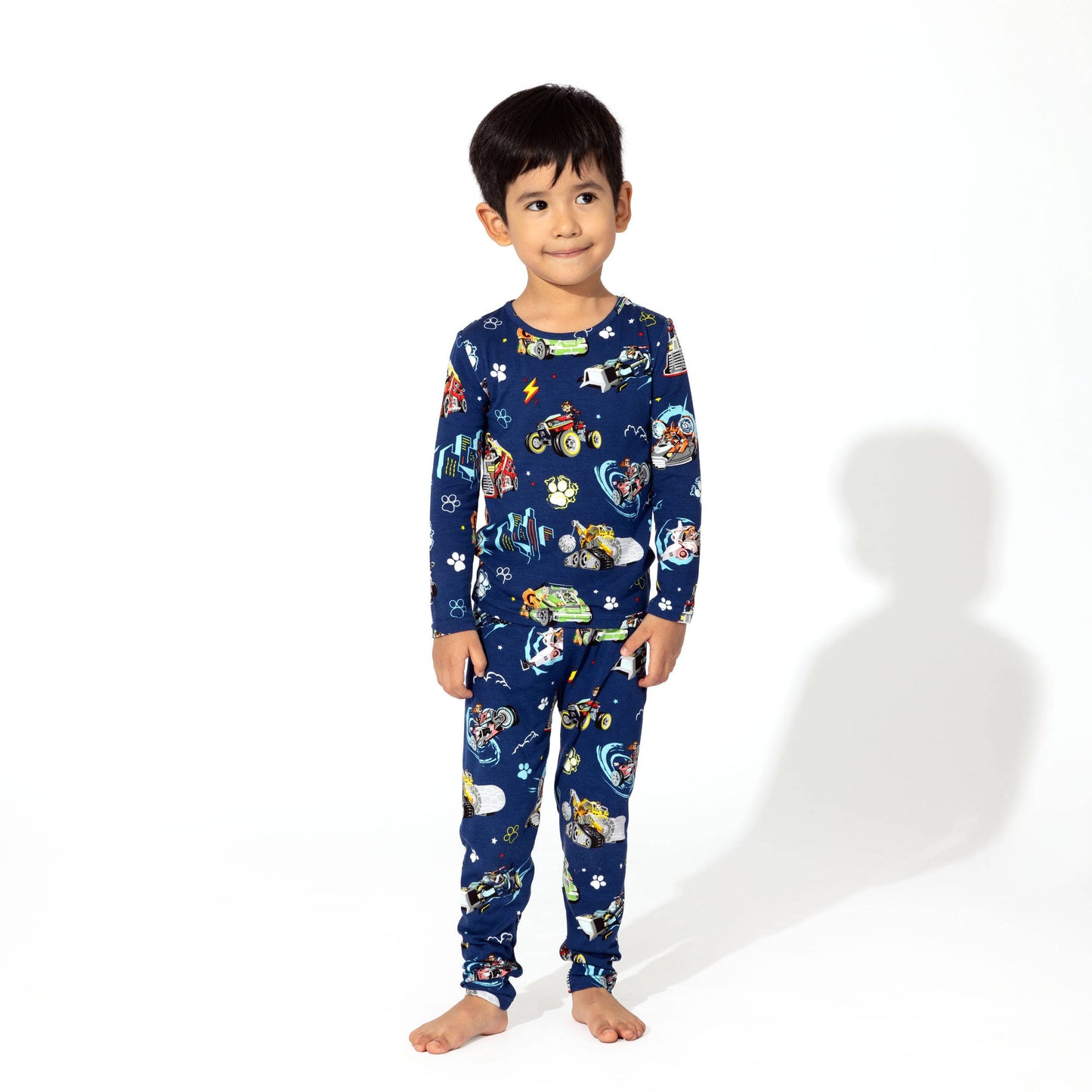 PAW Patrol Mighty Vehicles Kids Bamboo Pajamas: 2T