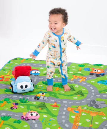 Toddler Birdie Quilt- LEO THE TRUCK CONSTRUCTION BUDDIES