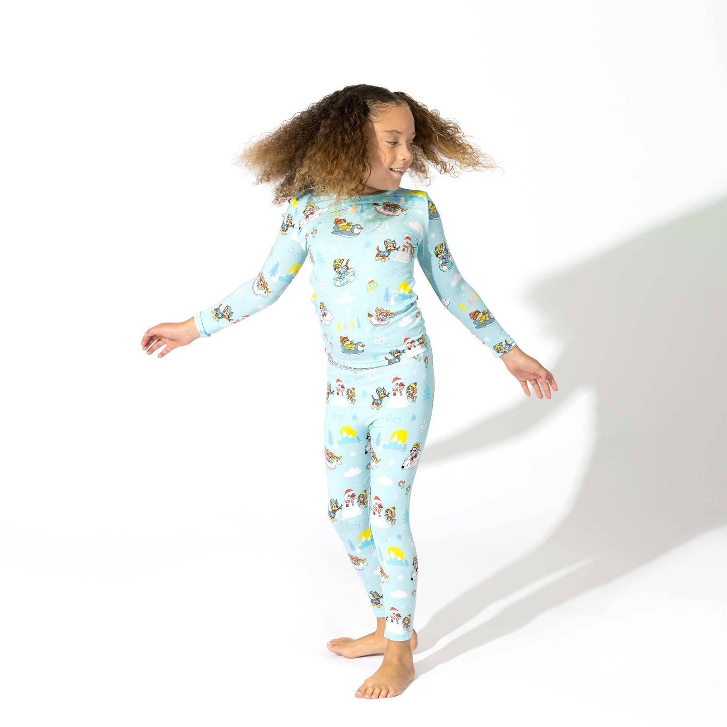 PAW Patrol Winter Kids Bamboo Pajamas: 5T