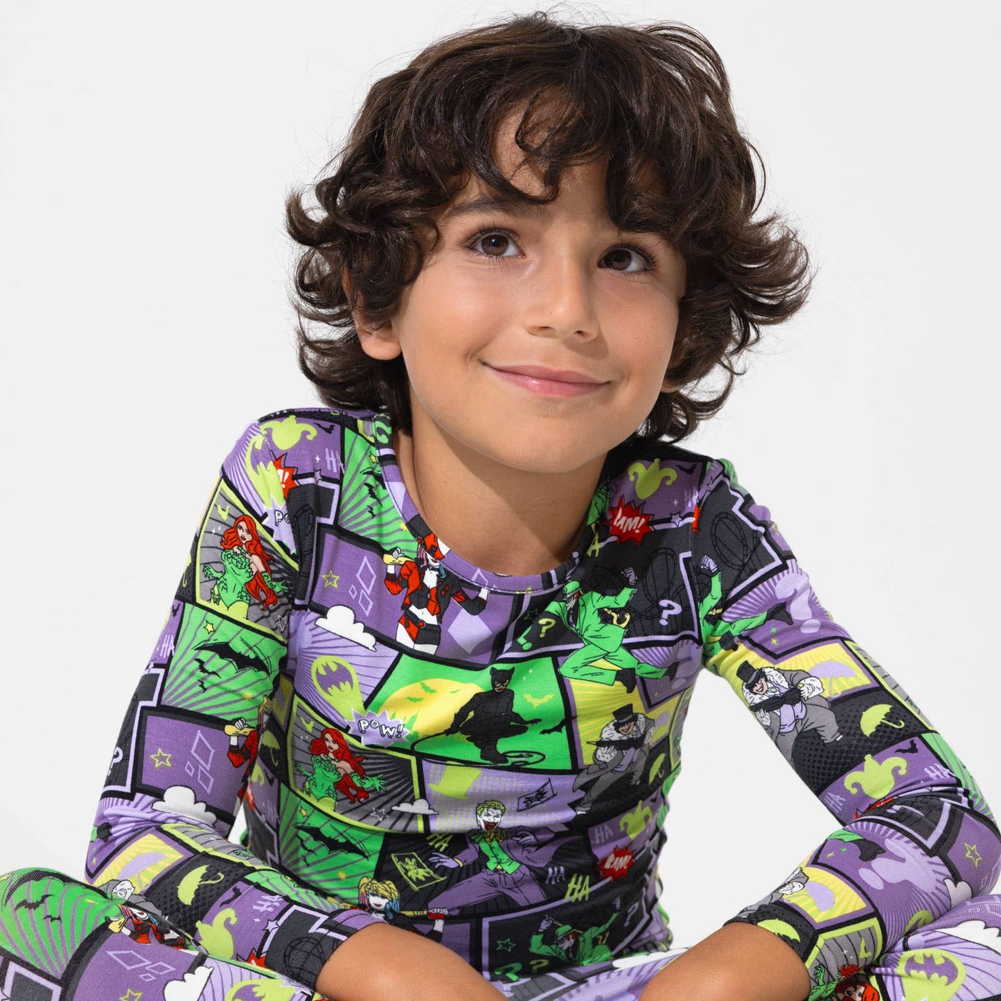 Batman Baddies Bamboo Kids Pajamas: 4T