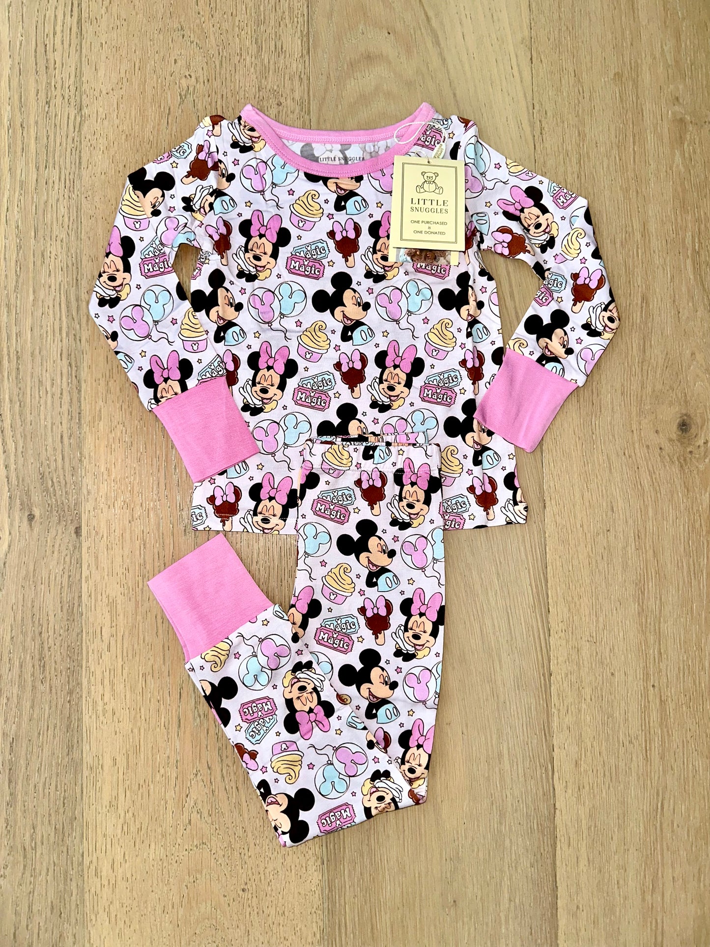 Bamboo (Willow) Long Sleeve Lounge Set- FAV MINI SWEETS