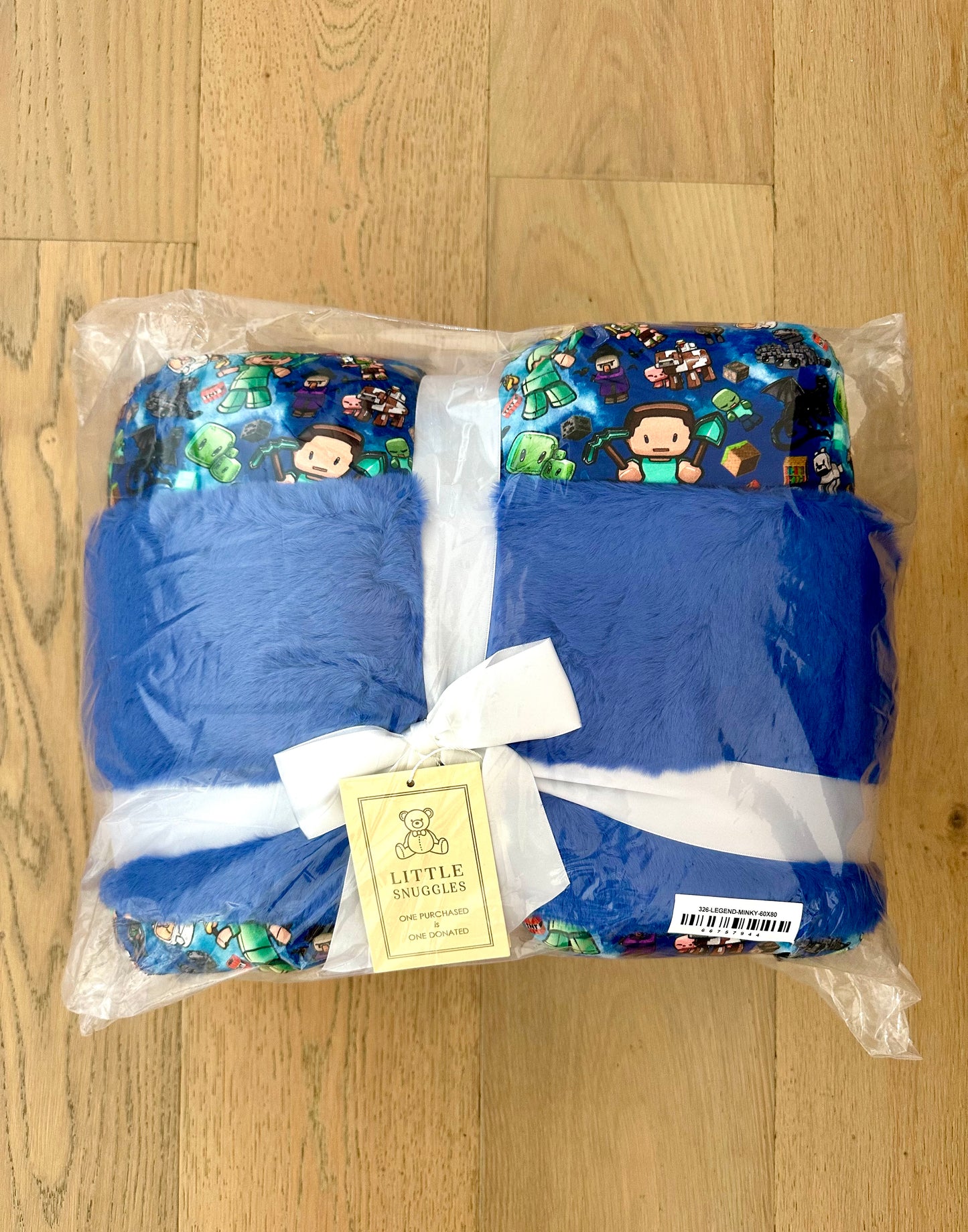 Large Minky Lush Blanket 60x80- MINE LEGENDS