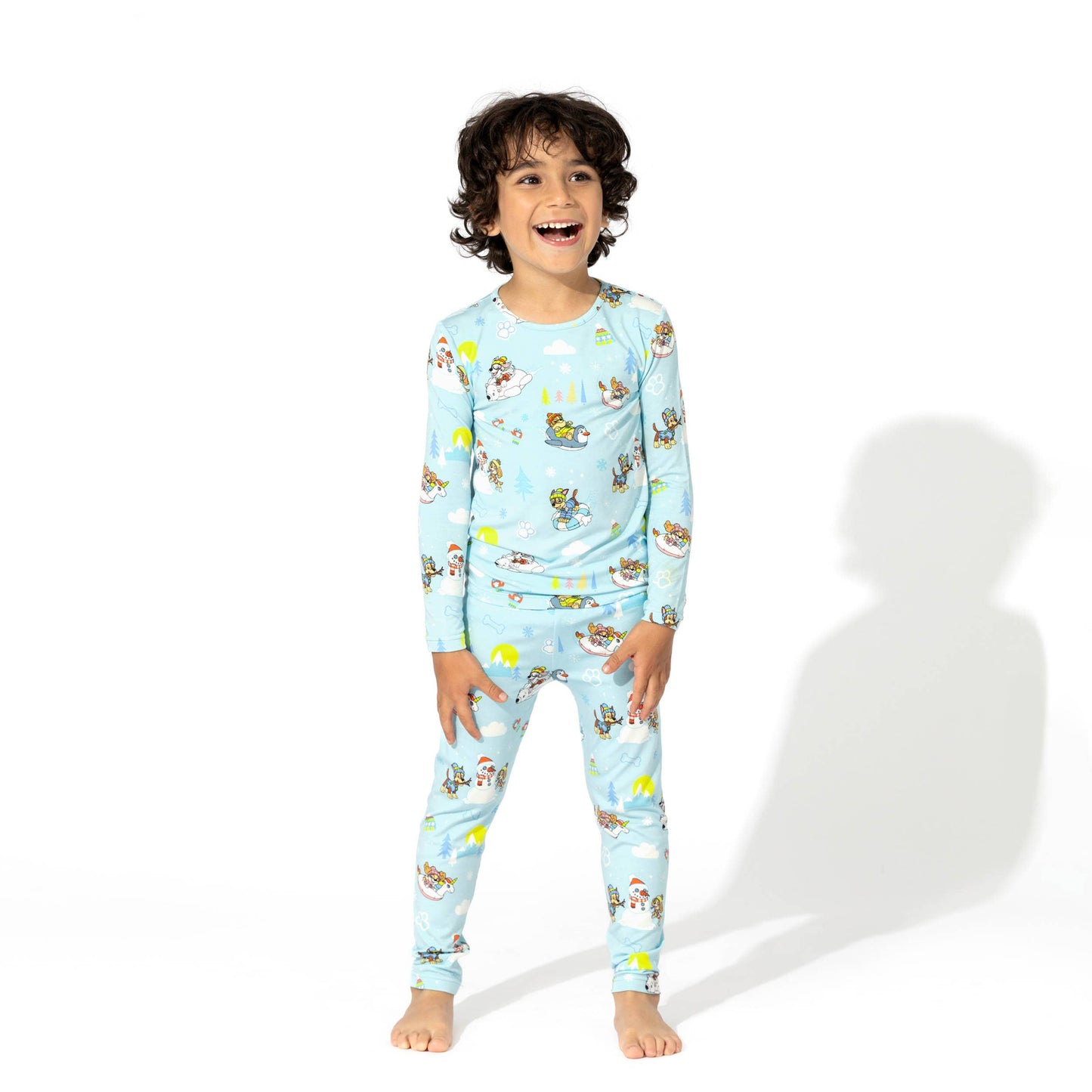 PAW Patrol Winter Kids Bamboo Pajamas: 5T