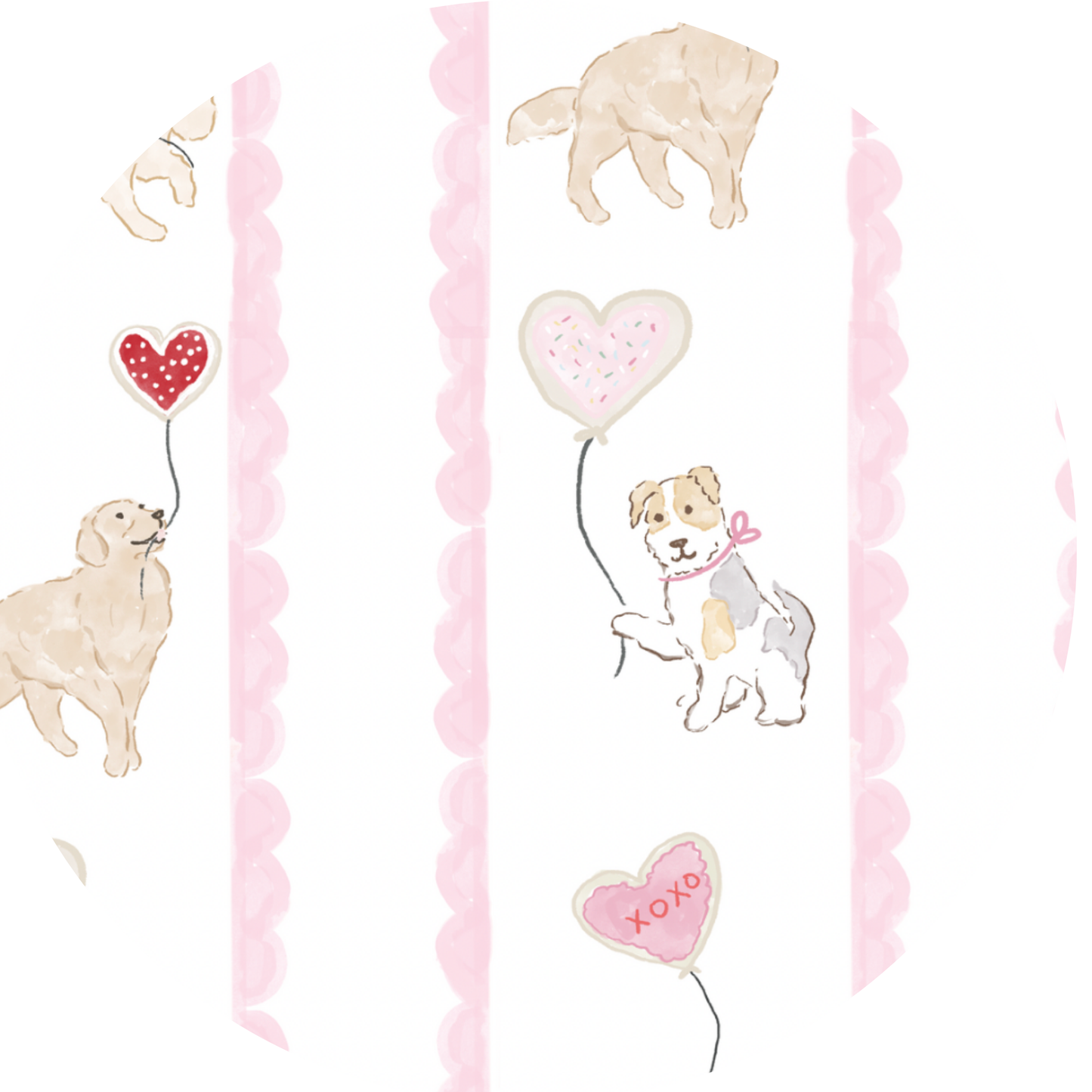 Dog Valentines Convertible Footies: 12-18 Months