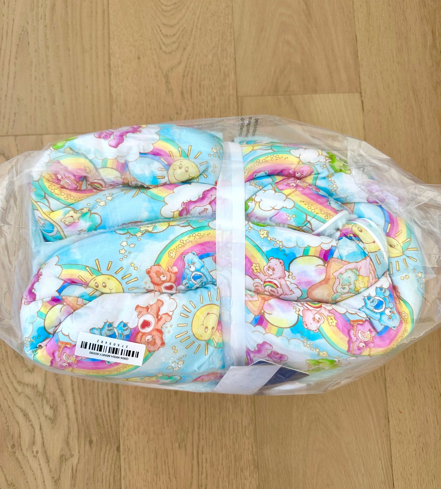 Large Minky Lush Blanket 50x65- BIG WISH CARE BEARS