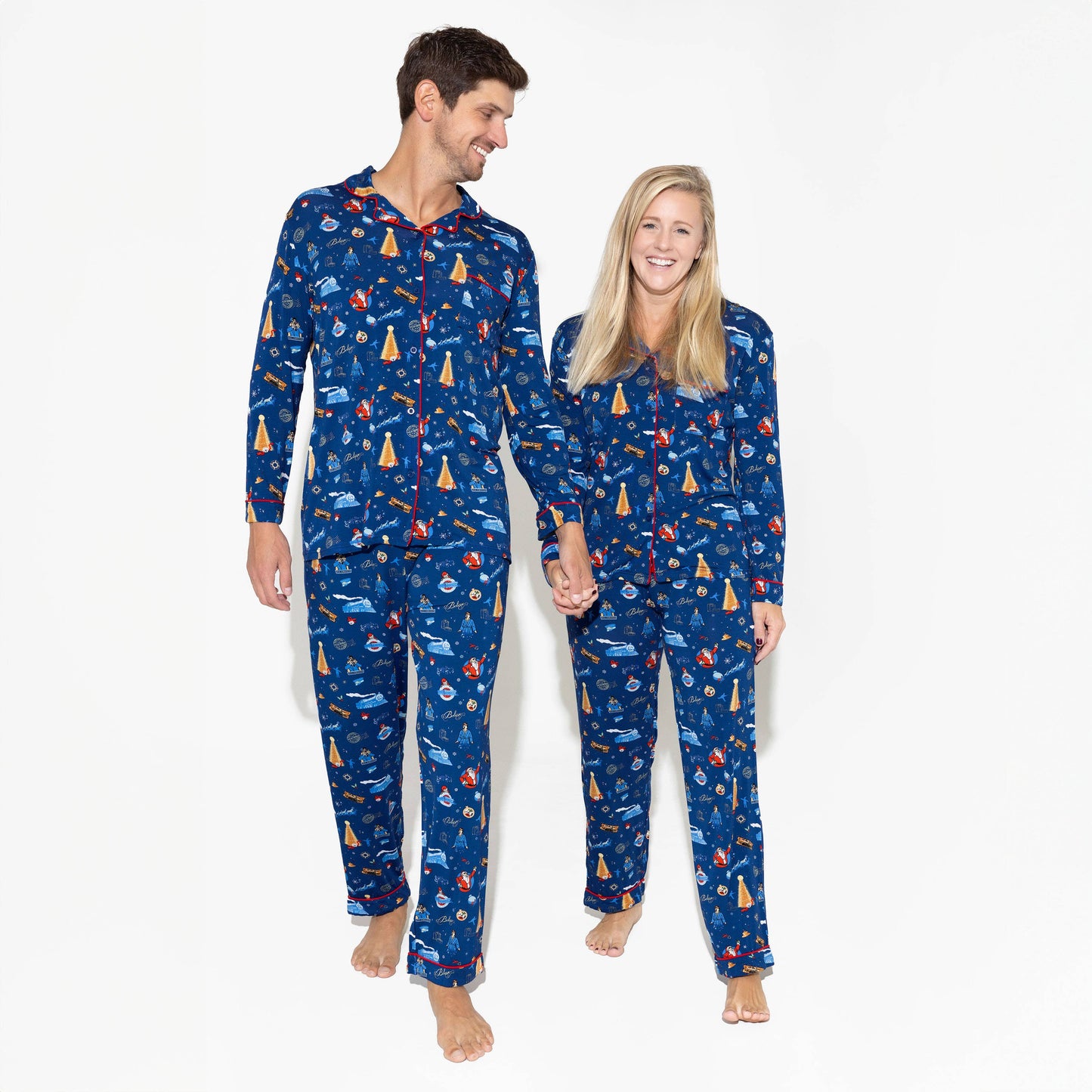 The Polar Express Bamboo Women's Pajama Set: M