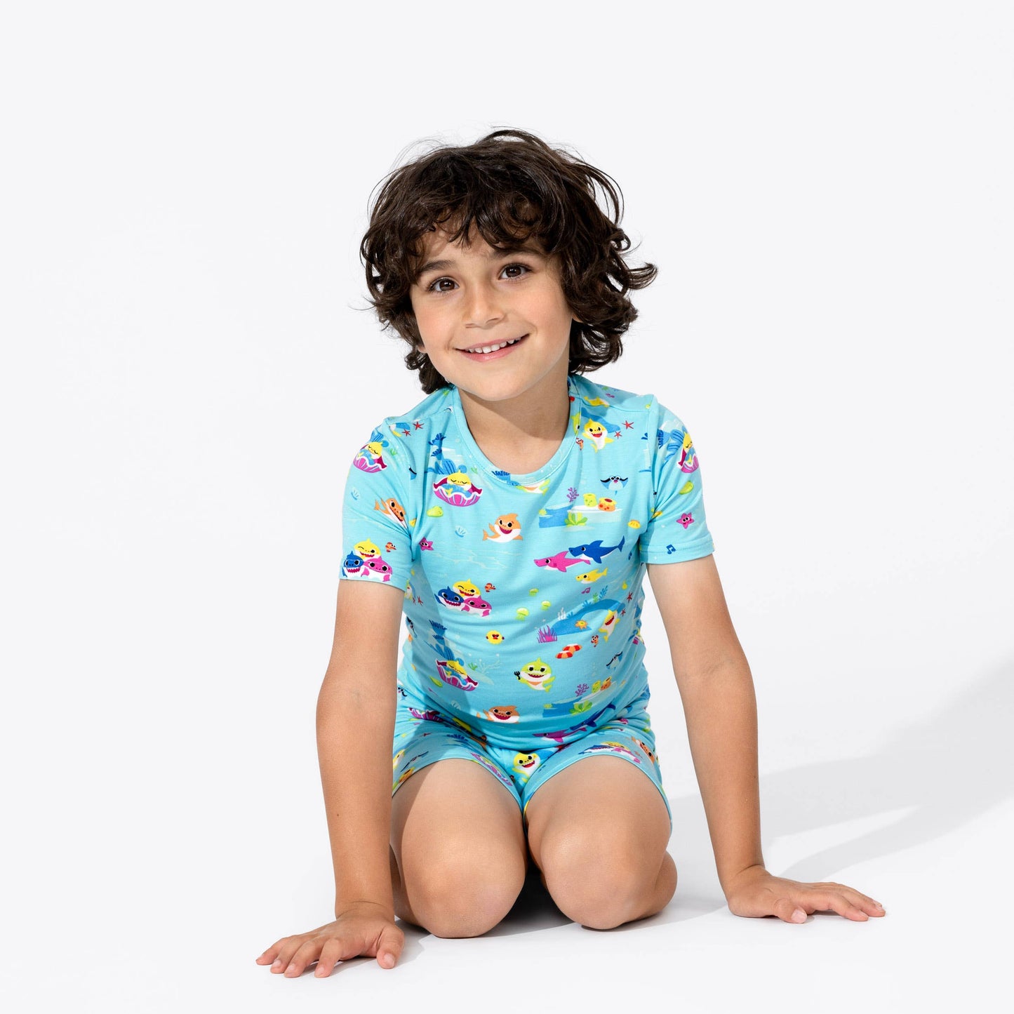 Baby Shark Kids Bamboo Short Set: 4T