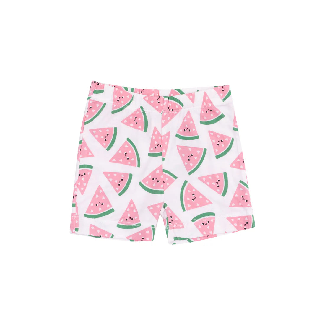 Short Sleeve and Shorts 2pc Pajama Set- WATERMELON HEARTS
