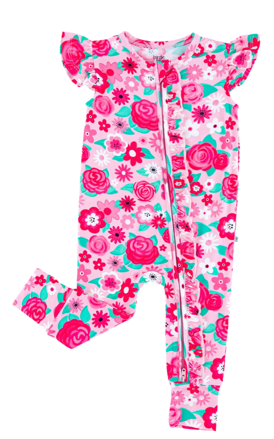 Ruffle Zip Romper- ROSIE