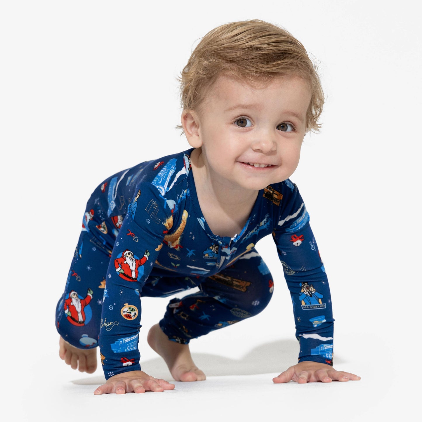 The Polar Express Bamboo Convertible Footie: 3-6 Months