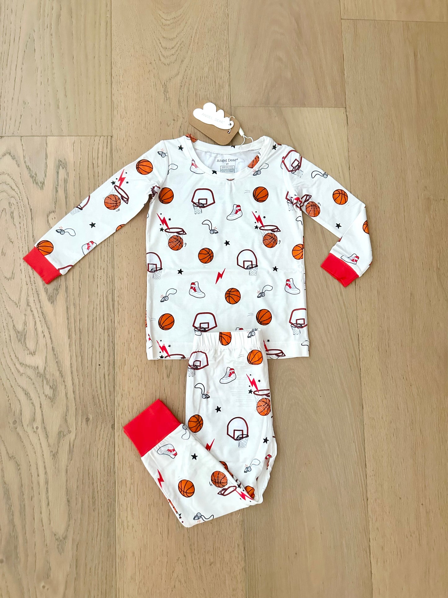 L/S Loungewear Set- BASKETBALL UNI