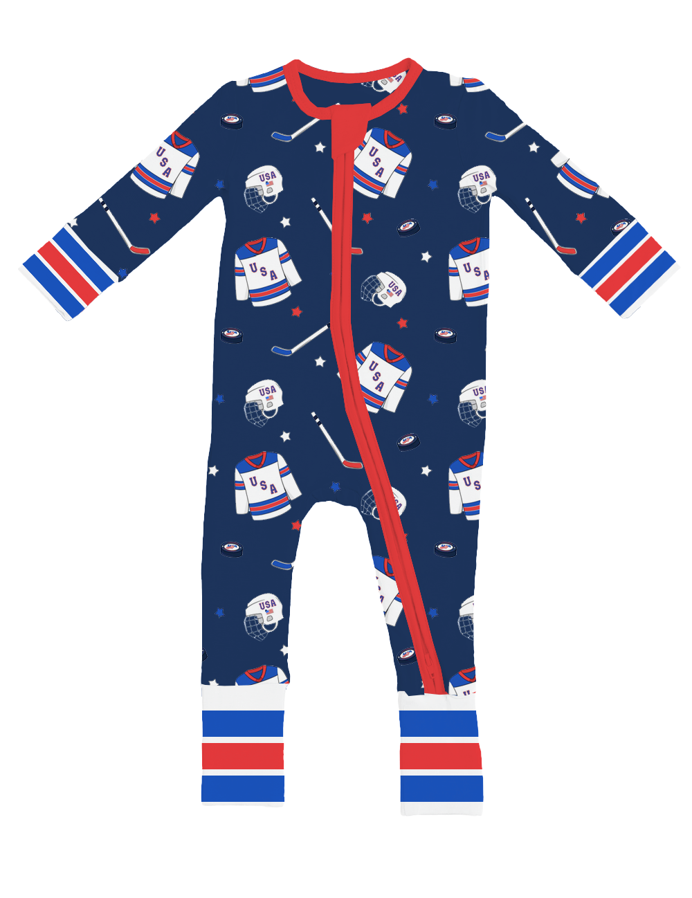 Team USA Hockey Convertible Footies Preorder (ships early to mid June): 18-24 Months