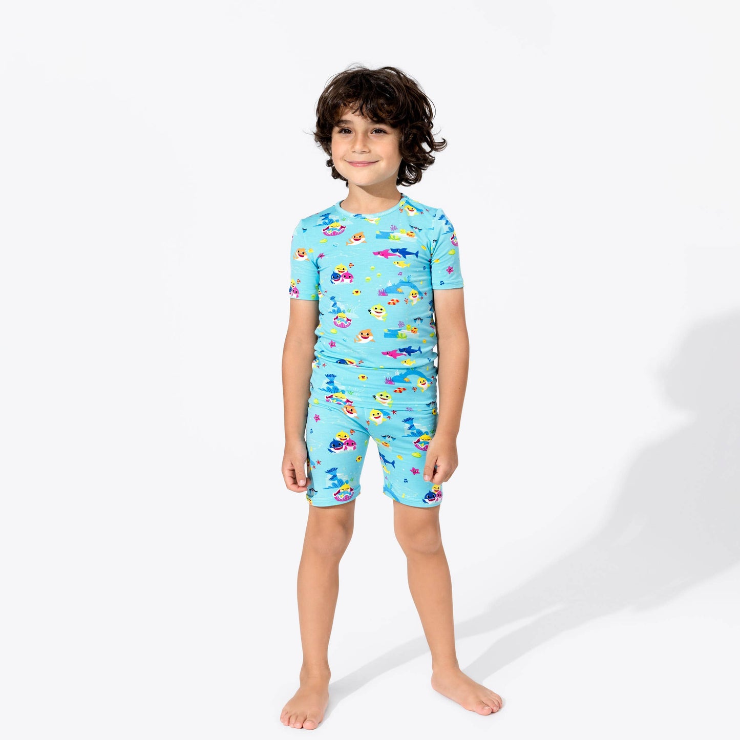 Baby Shark Kids Bamboo Short Set: 4T