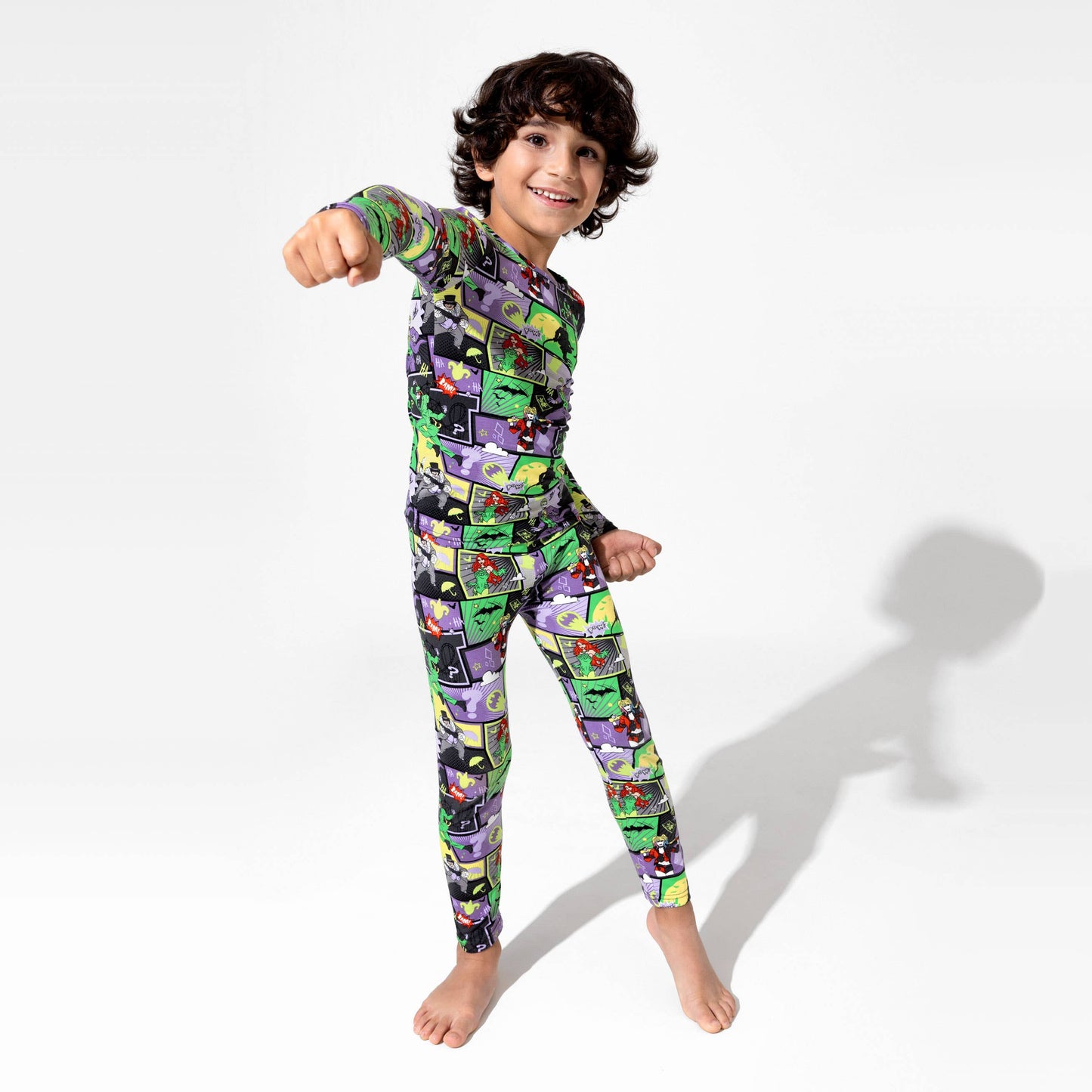 Batman Baddies Bamboo Kids Pajamas: 4T