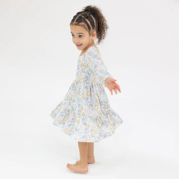 Cap Sleeve Dress + Rib Legging- EDITH'S FLORAL