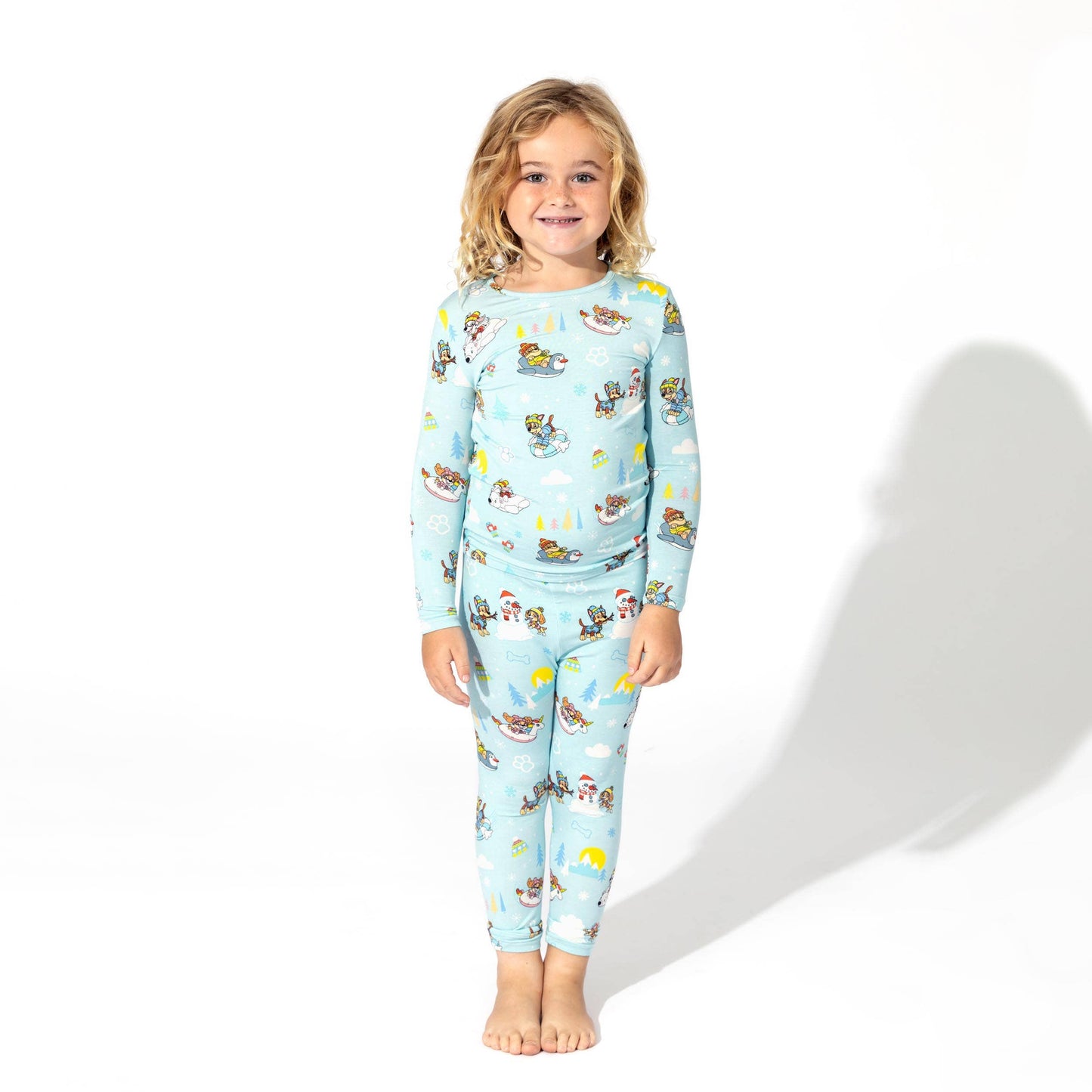PAW Patrol Winter Kids Bamboo Pajamas: 5T
