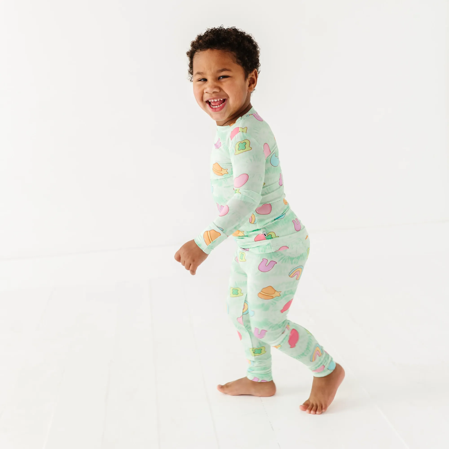Toddler/Big Kids Pajamas- ST. PATRICK'S CHARMS