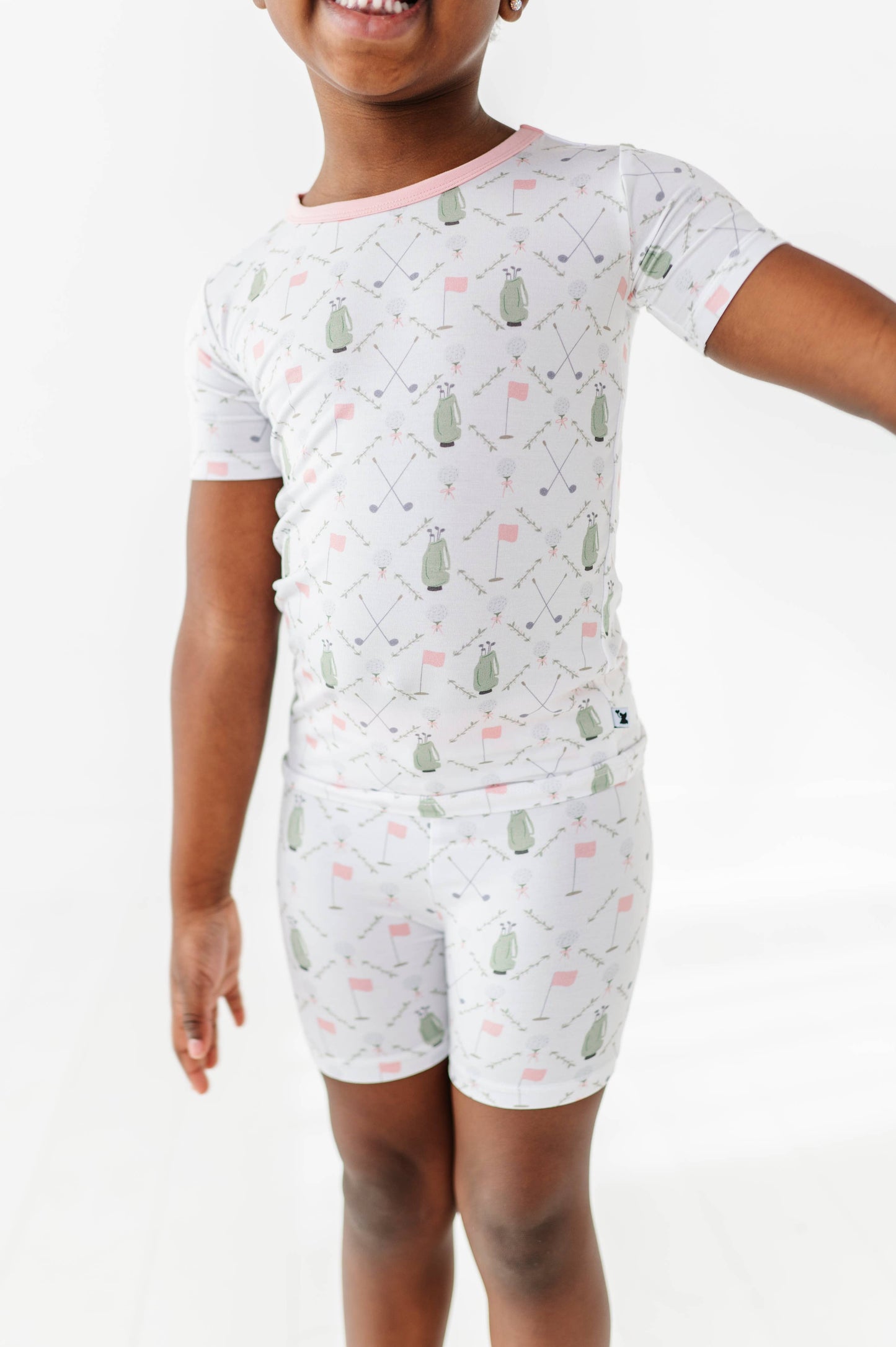 Dressed to the Tee Short Sleeve and Shorts- Pink