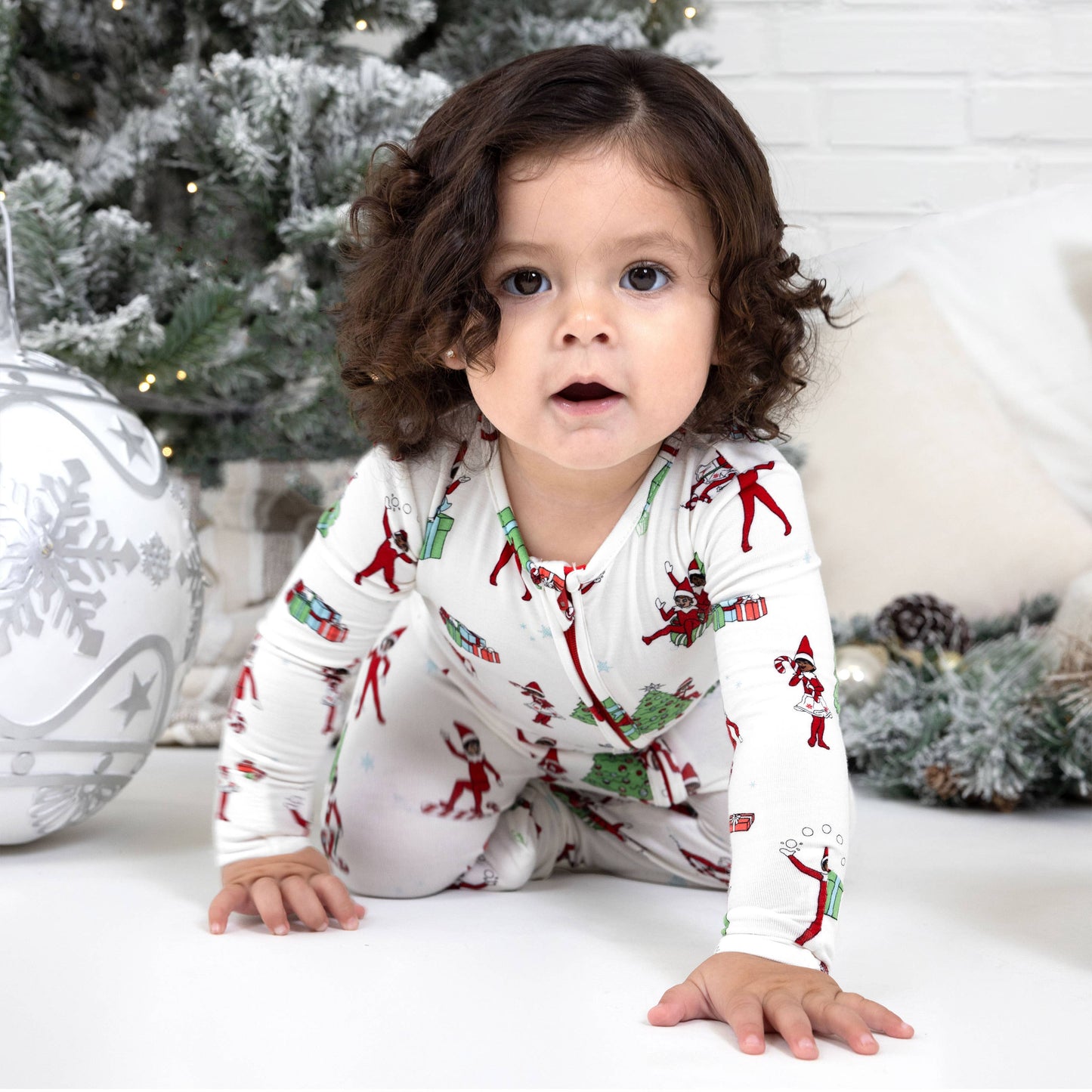 Christmas Pajamas: The Elf on the Shelf Bamboo Sleepwear: 3-6 Months