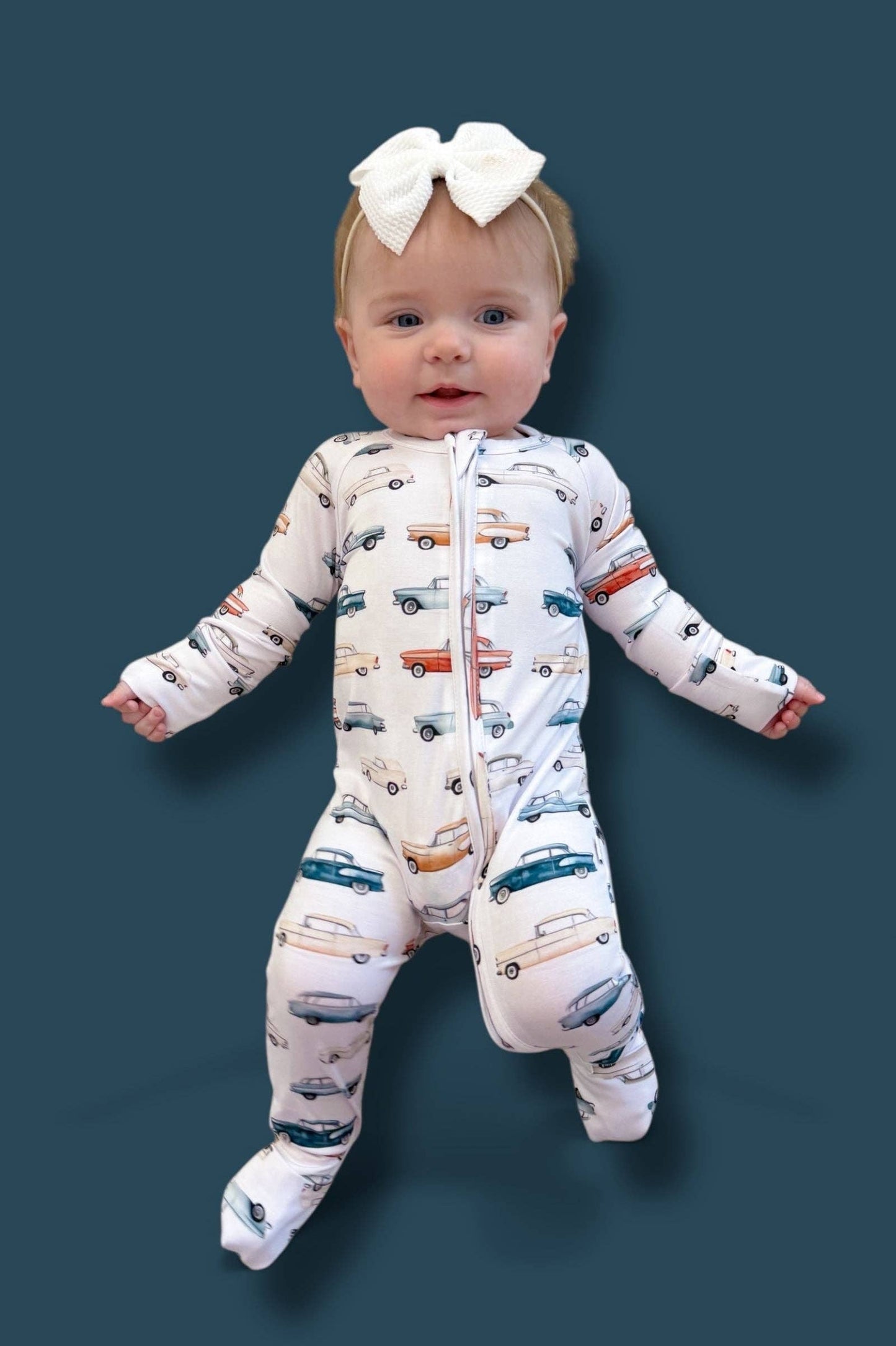 RETRO RIDES DREAM ROMPER: Preemie