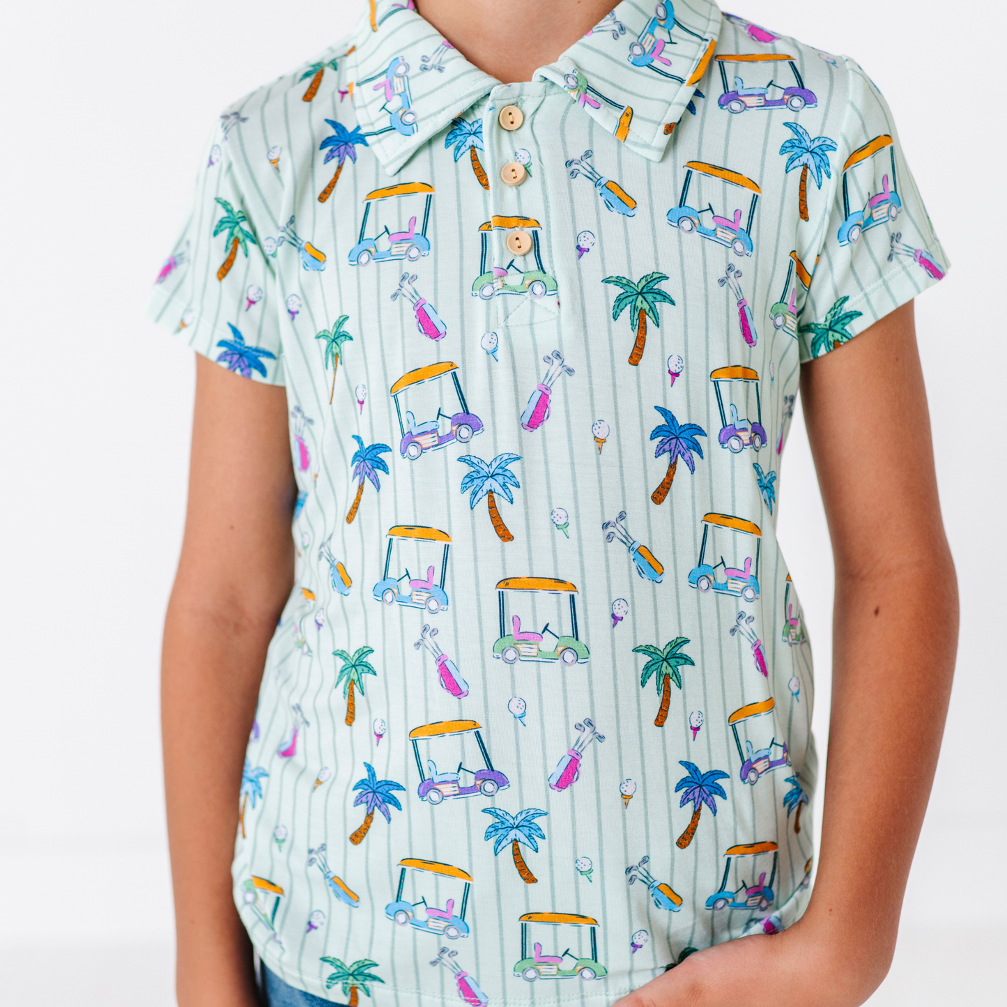 Polo Shirt- It's Fore O'Clock Somewhere