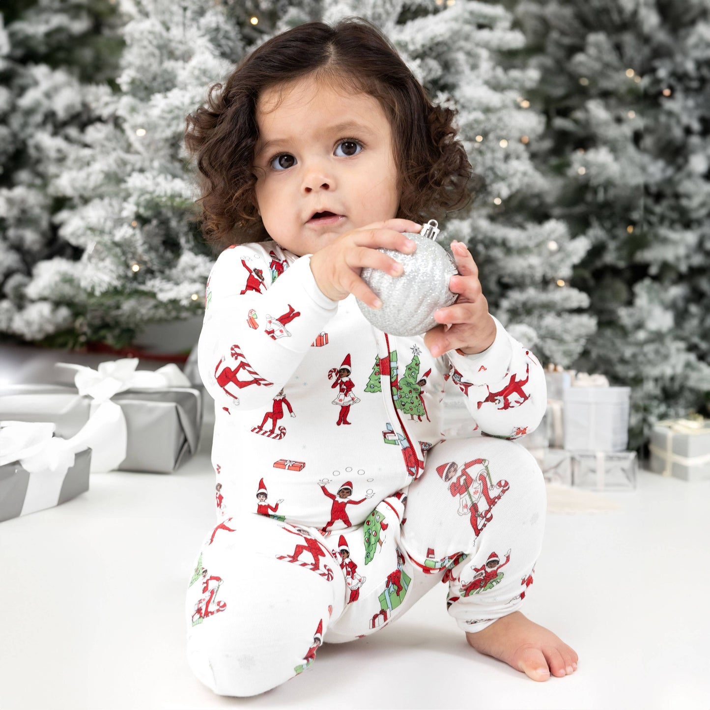Christmas Pajamas: The Elf on the Shelf Bamboo Sleepwear: 3-6 Months