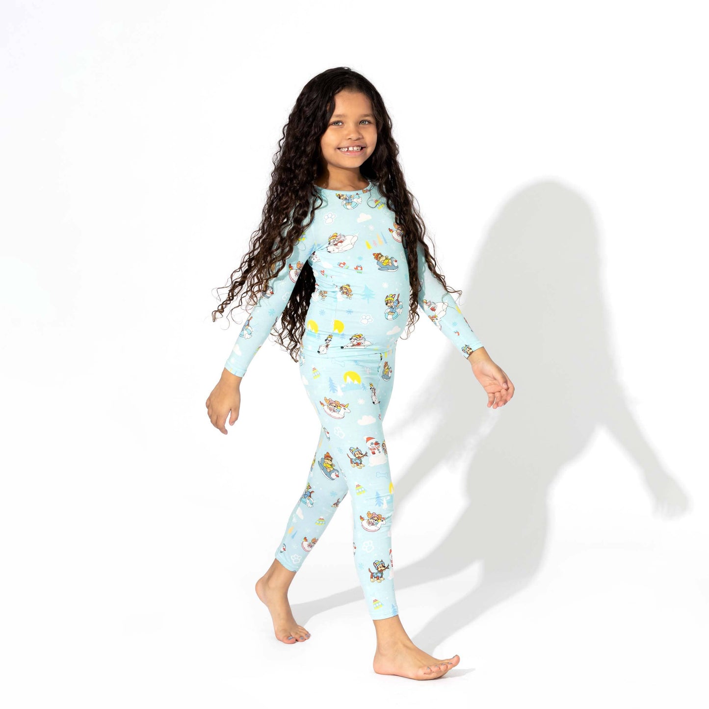 PAW Patrol Winter Kids Bamboo Pajamas: 5T