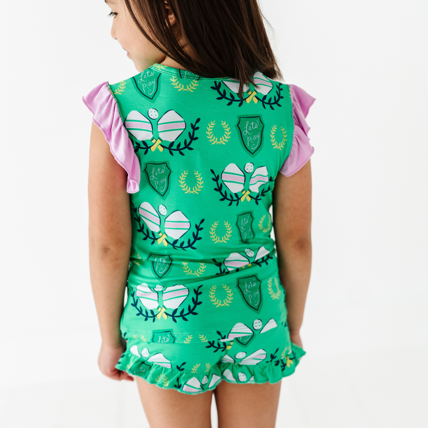 In a Pickle(ball) Short Set Toddler/Kids: 9/10Y
