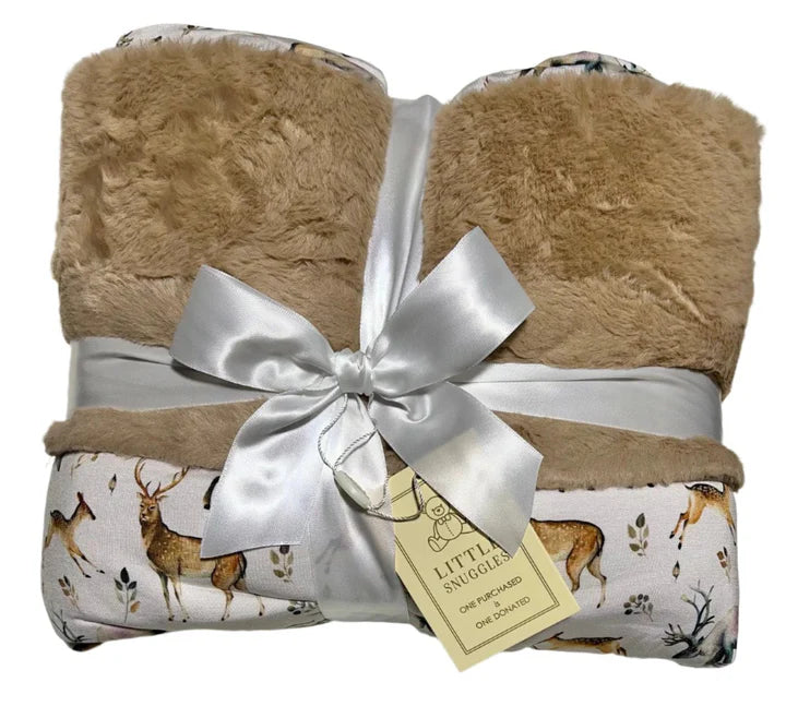 Large Minky Lush Blanket 60x80- FOREST DREAMS